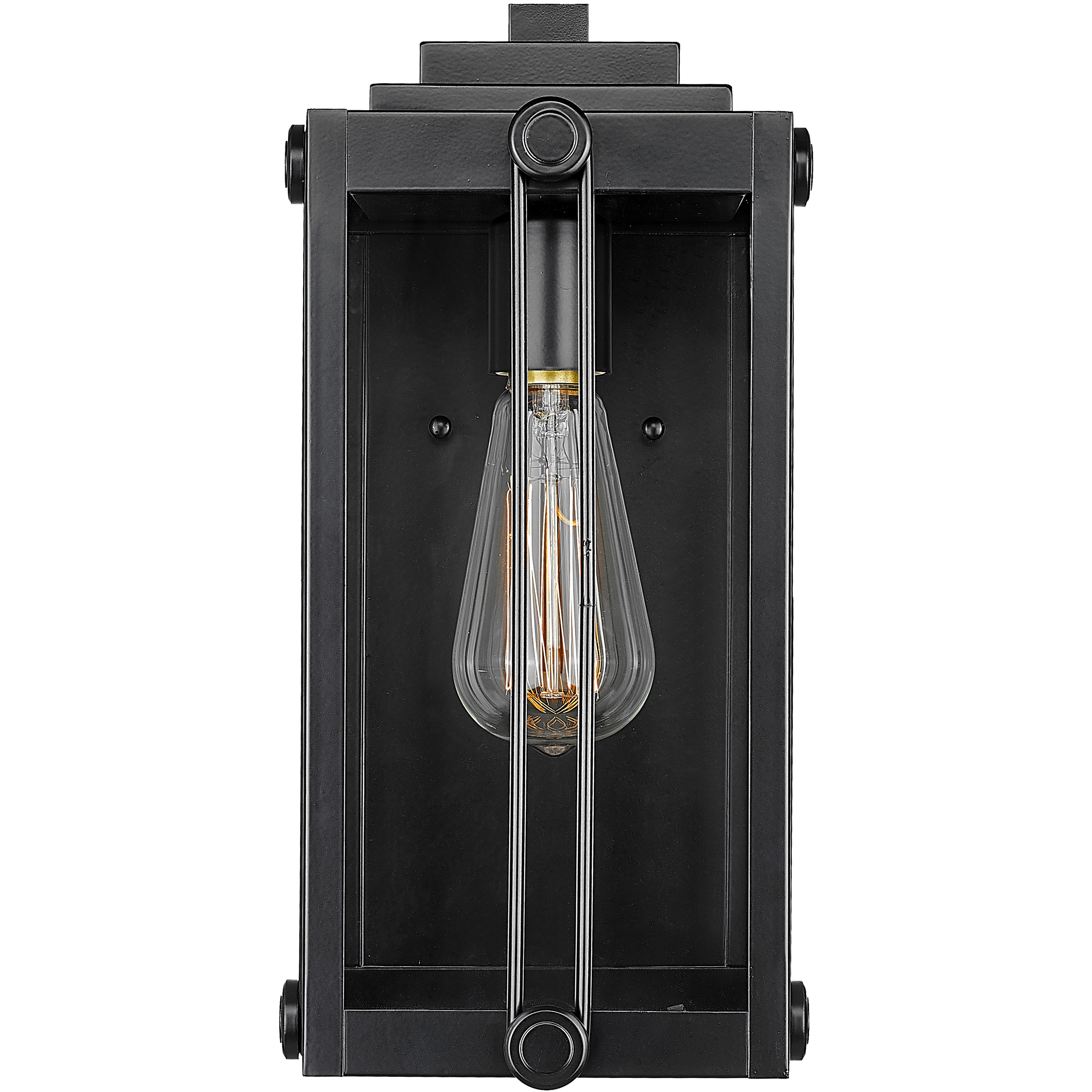 Oakland 1 Light 12.87 inch Powder Coated Black Outdoor Wall Sconce